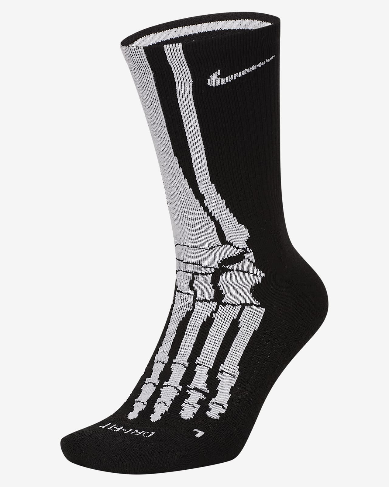 nike everyday plus skeleton 训练运动袜(1 双)