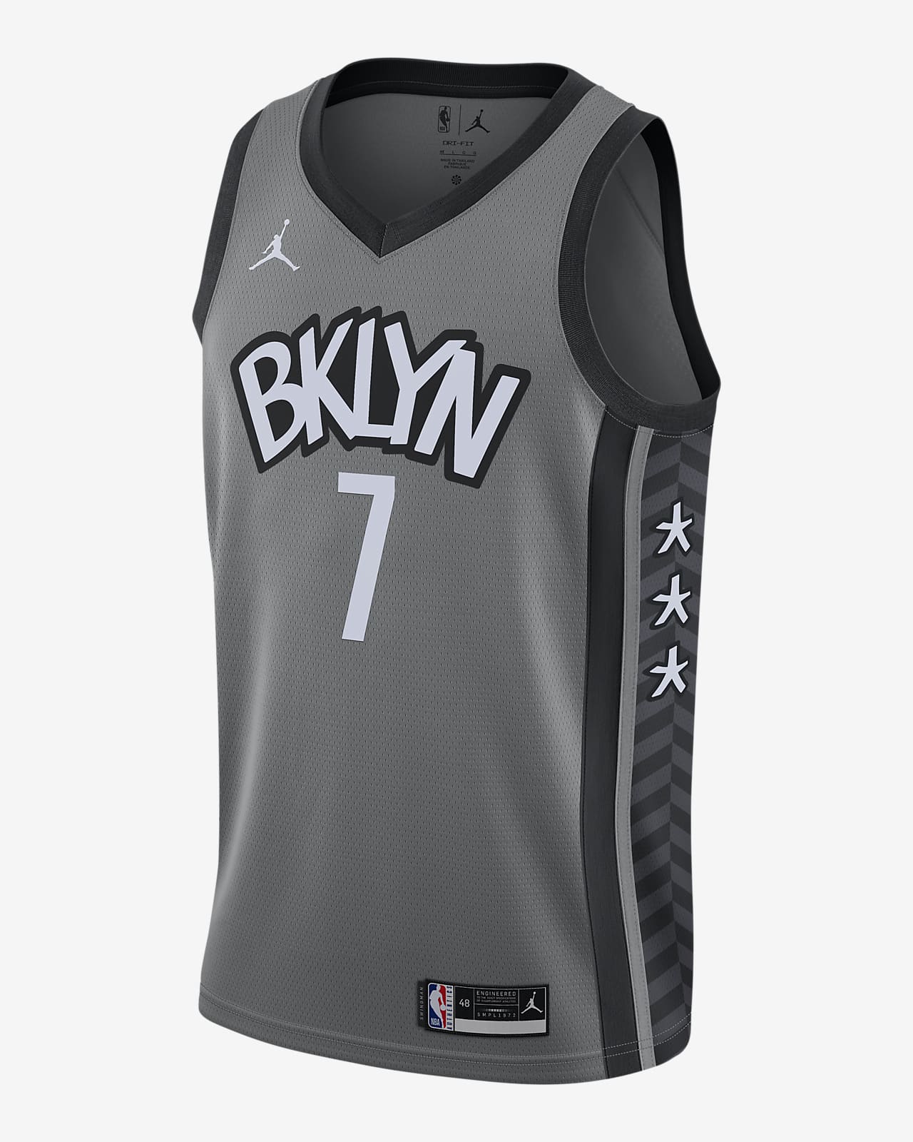 2020 赛季布鲁克林篮网队 (Kevin Durant) Statement Edition Jordan NBA Swingman Jersey 男子球衣