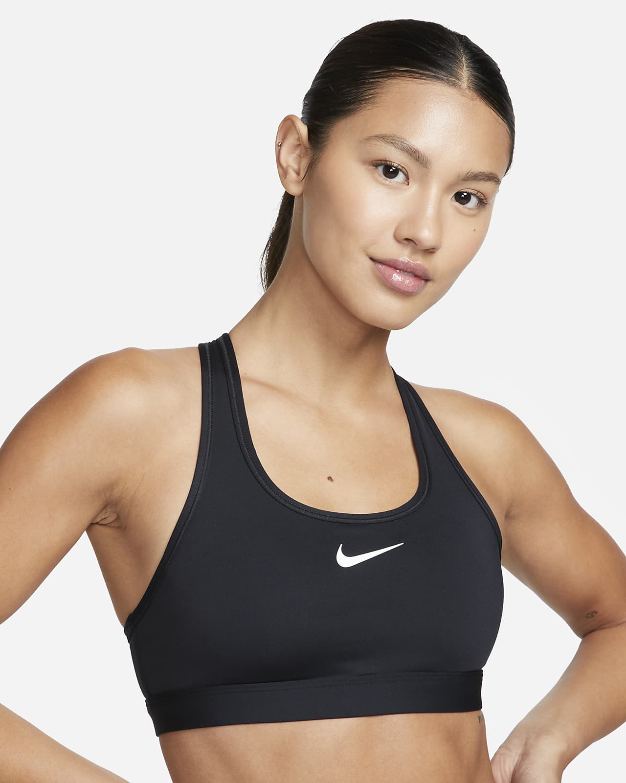 Nike Swoosh 郑钦文同款女子中强度支撑速干衬垫运动内衣