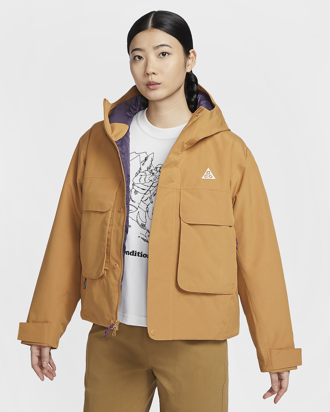 Nike ACG "Skull Peak" Storm-FIT 户外巴恩风女子防风拒水夹克