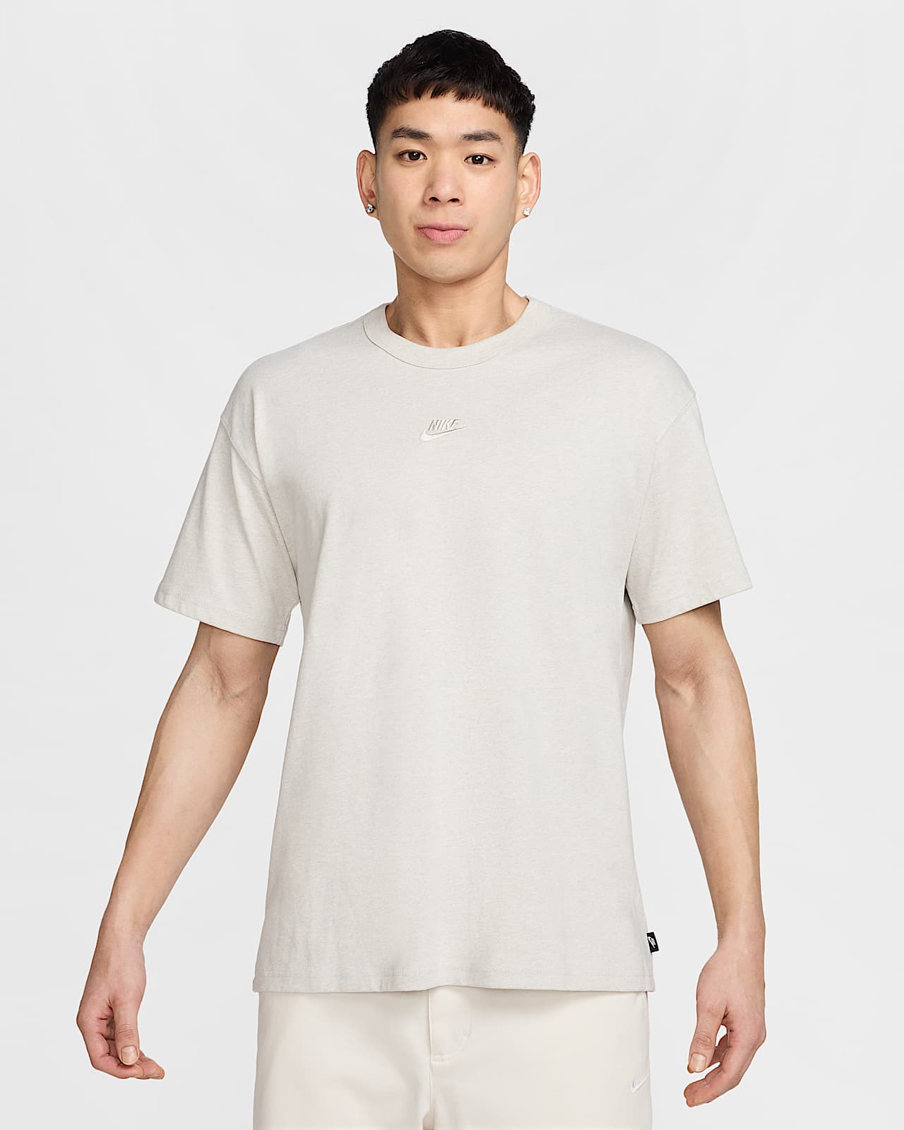 Nike Sportswear Premium Essentials 男子厚实棉料宽松舒适纯棉T恤