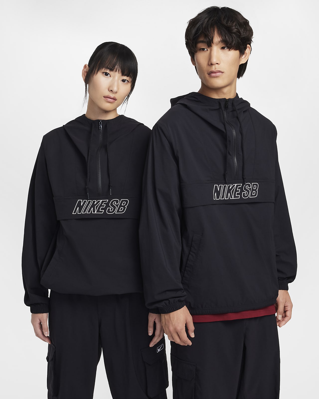 Nike SB 男/女速干滑板上衣