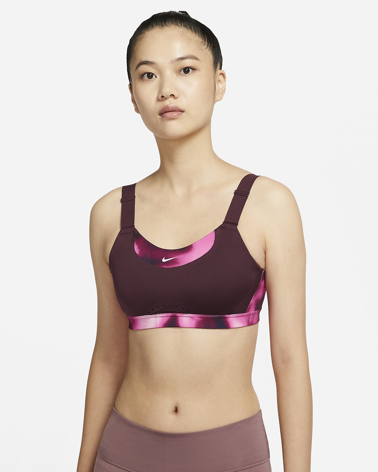 Nike Alpha Icon Clash 女子高强度支撑衬垫可调节运动内衣