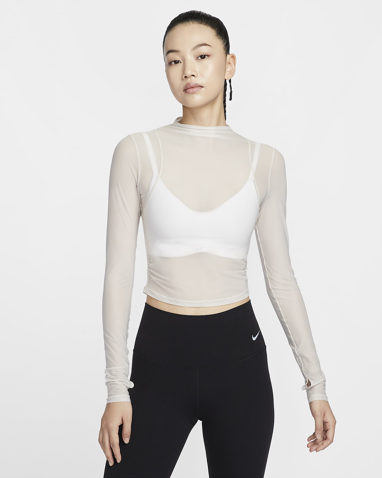 Nike Zenvy Dri-FIT 女子速干长袖轻薄上衣