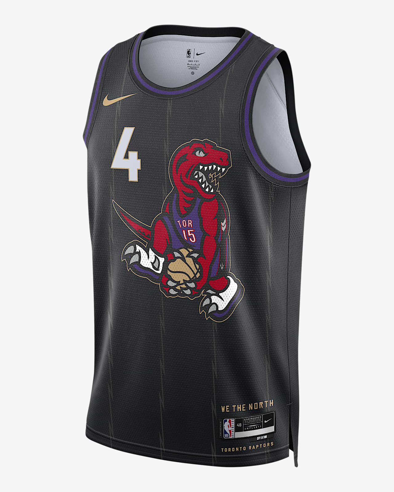 2024/25 赛季多伦多猛龙队 (Scottie Barnes) City Edition Nike Dri-FIT NBA Swingman Jersey 男子速干球衣