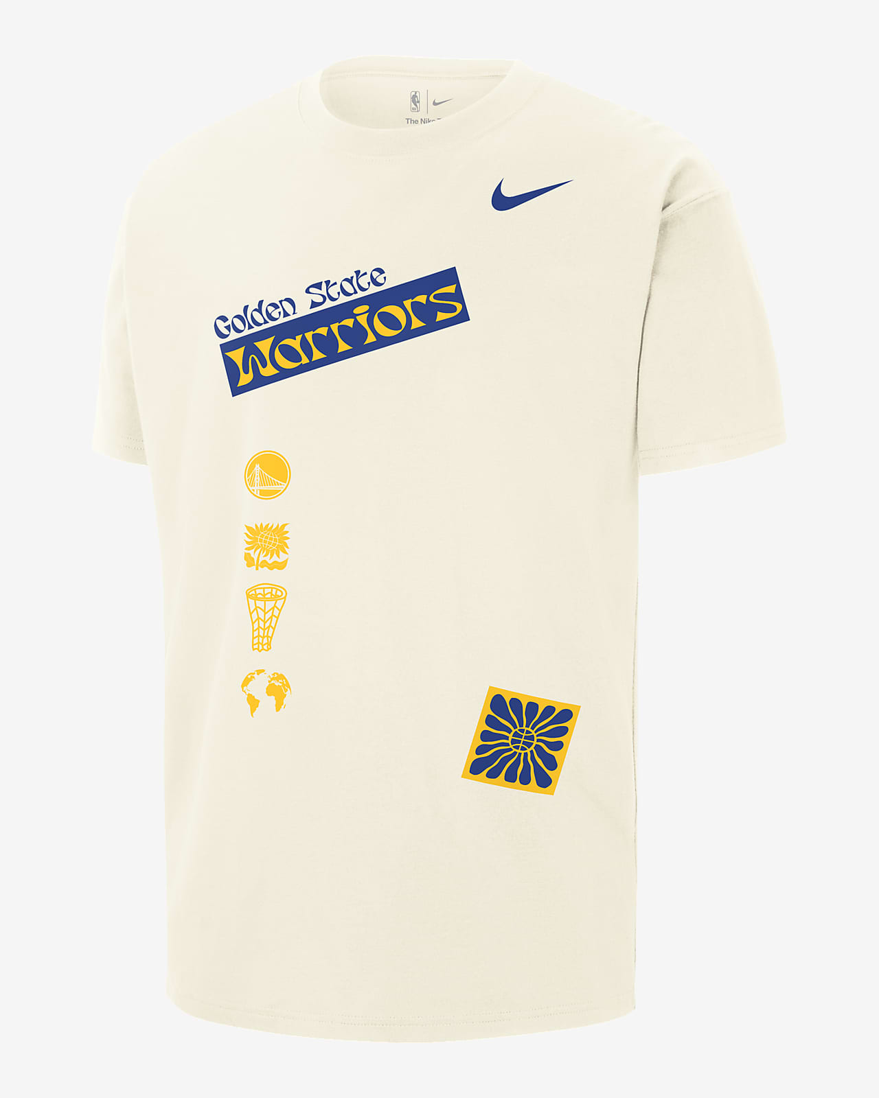 2023/24 赛季金州勇士队 City Edition Nike NBA Courtside 男子T恤