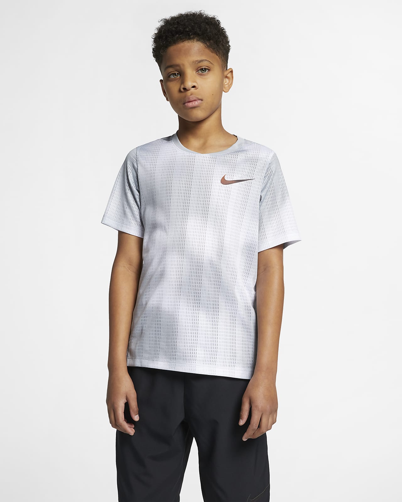 Nike Instacool 大童（男孩）短袖训练上衣
