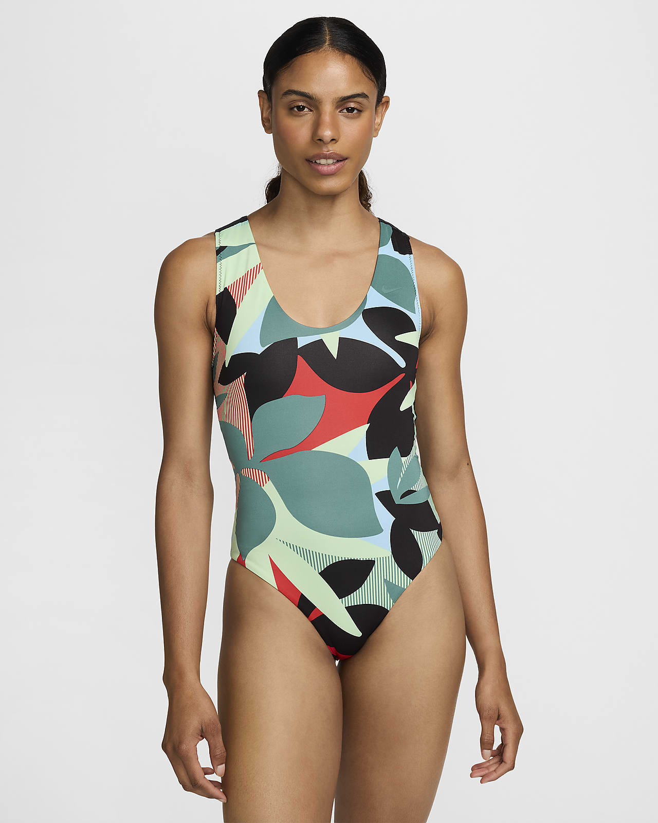 Nike Swim 女子镂空露背连体泳衣