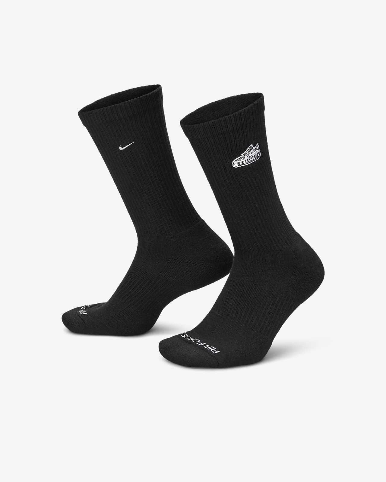 Nike Everyday Plus 舒适速干中筒运动袜（1 双）