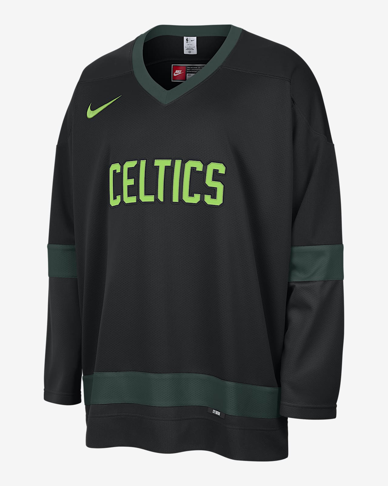 波士顿凯尔特人队 City Edition Nike NBA Jersey 男子速干冰球球衣