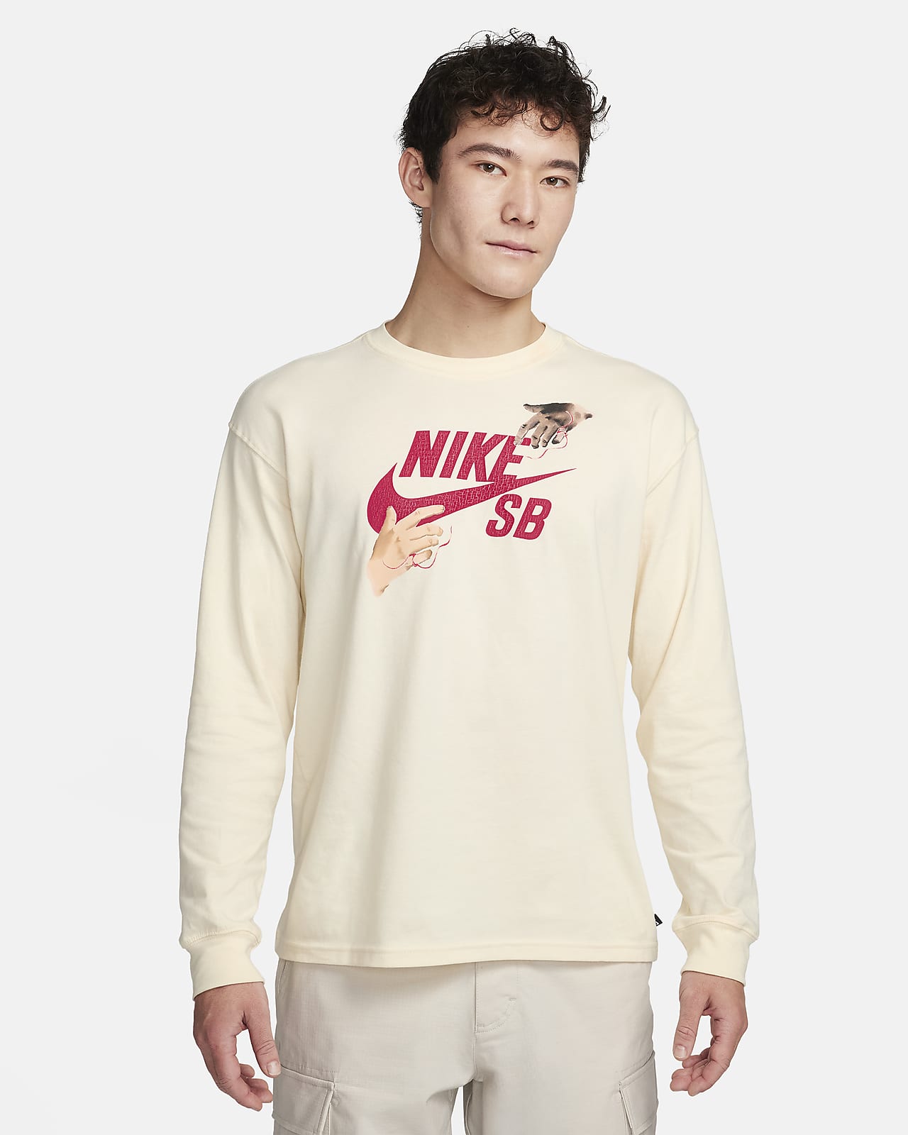 Nike SB 男子长袖滑板T恤