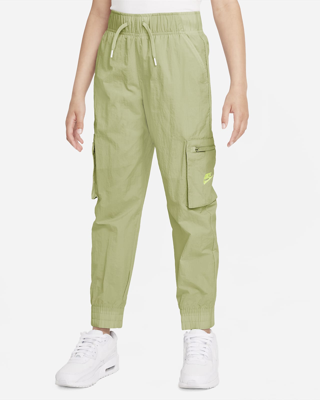 Nike Sportswear 大童（女孩）梭织工装长裤