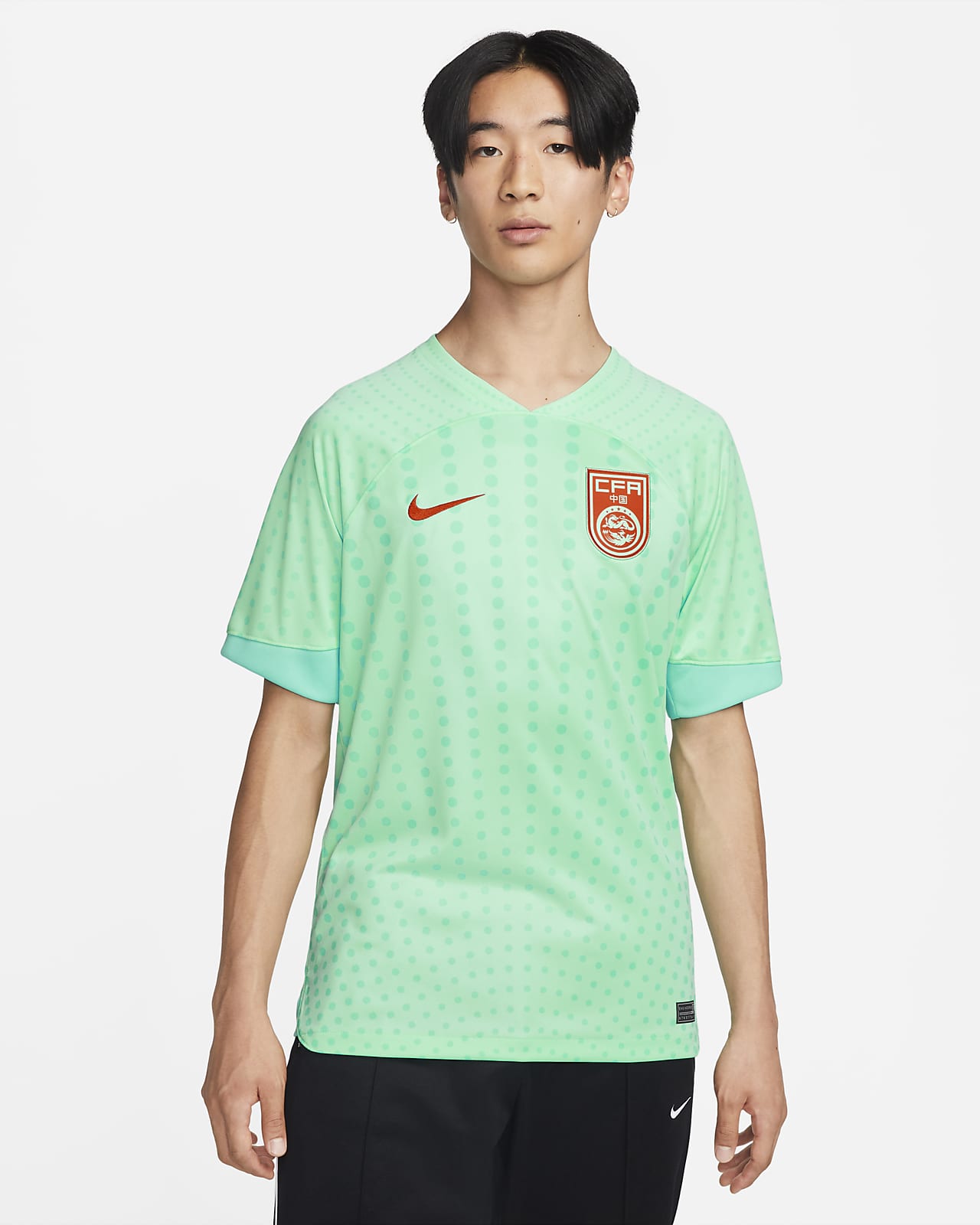 2022/23 赛季中国队客场球迷版 Nike Dri-FIT 男子速干足球球衣