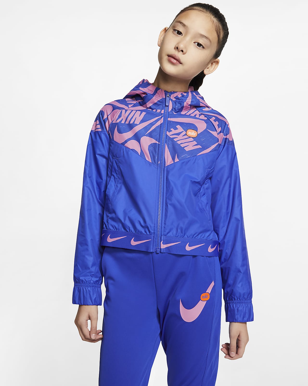 Nike Sportswear Windrunner 大童（女孩）夹克-NIKE 中文官方网站