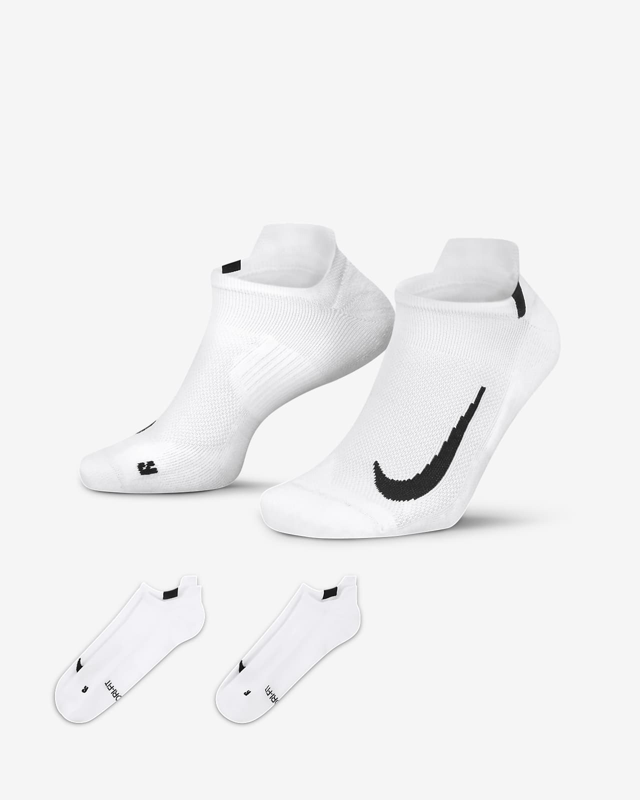 Nike Multiplier 速干跑步船袜（2 双）