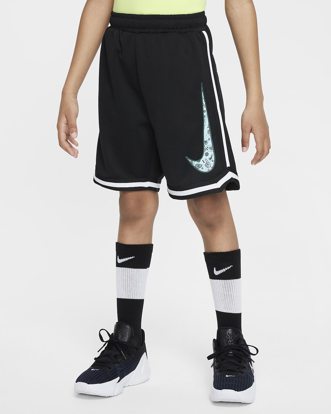 Nike DNA 耐高篮球系列幼童短裤