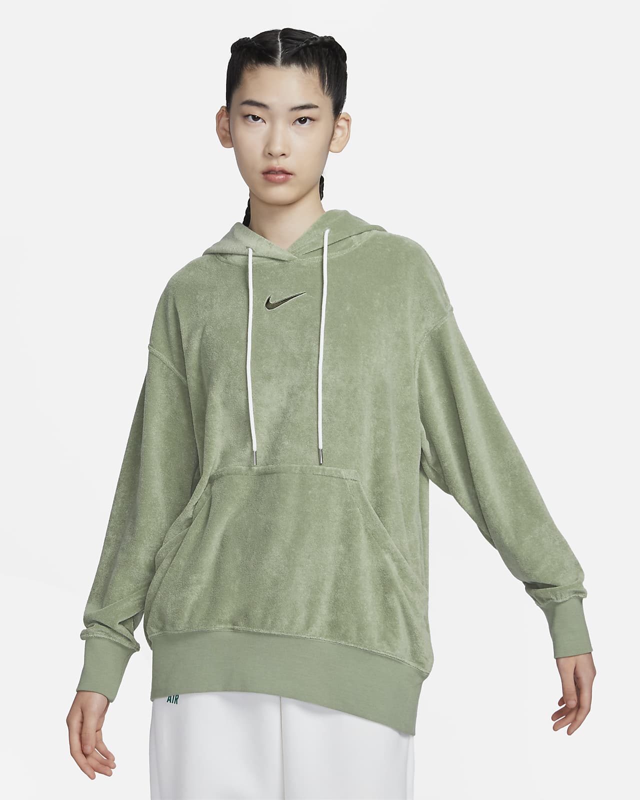 Nike Sportswear 女子 Oversize 风毛圈布套头连帽衫