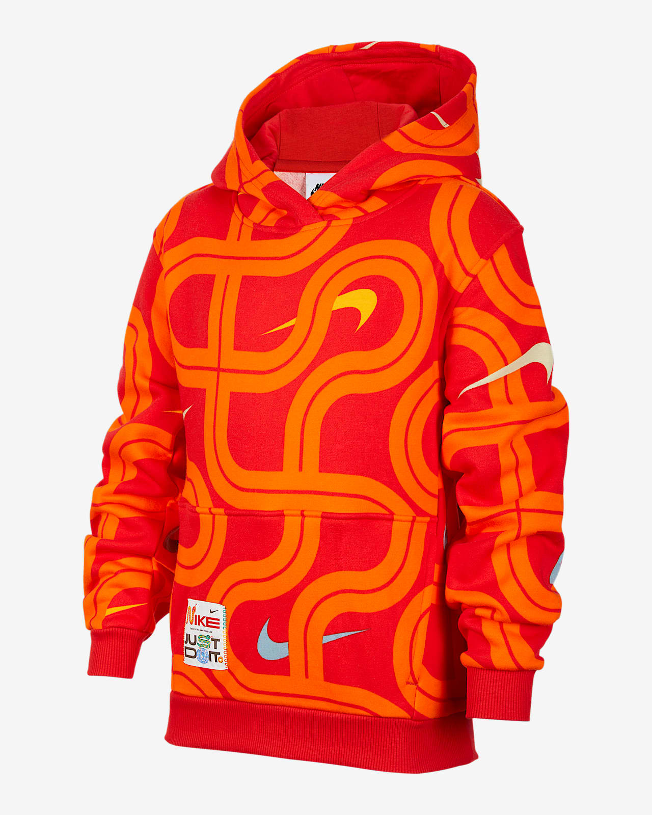 Nike Sportswear Club 耐克灵蛇迎新系列大童加绒连帽衫