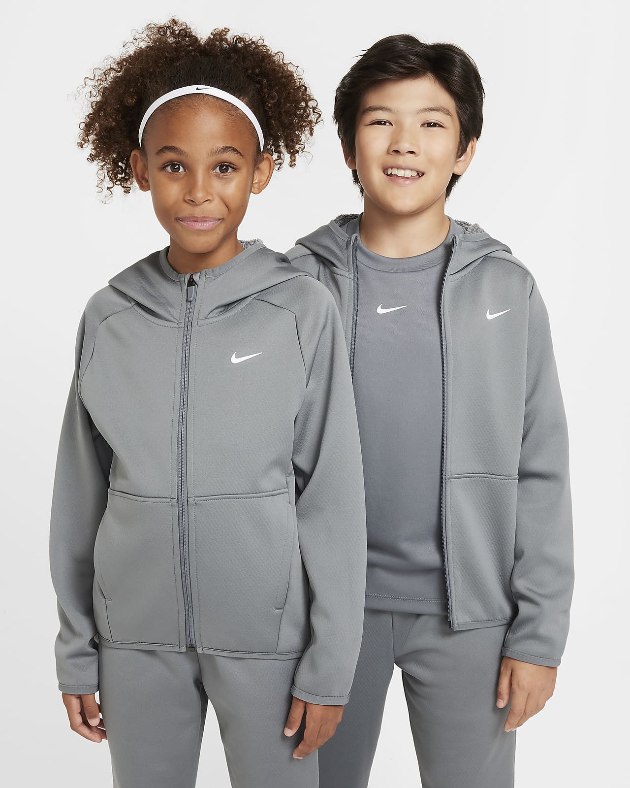 Nike Therma-FIT 大童冬季款舒棉绒里料训练连帽衫