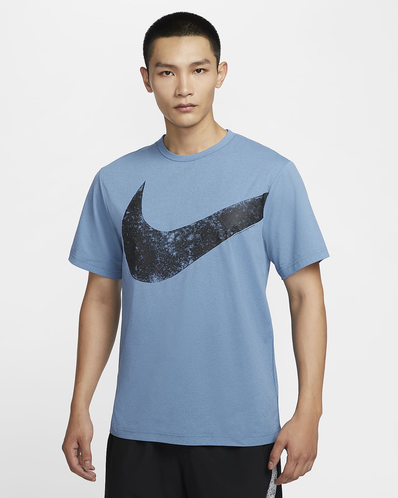 Nike Hyverse Swoosh Dri-FIT 男子防晒速干短袖训练上衣