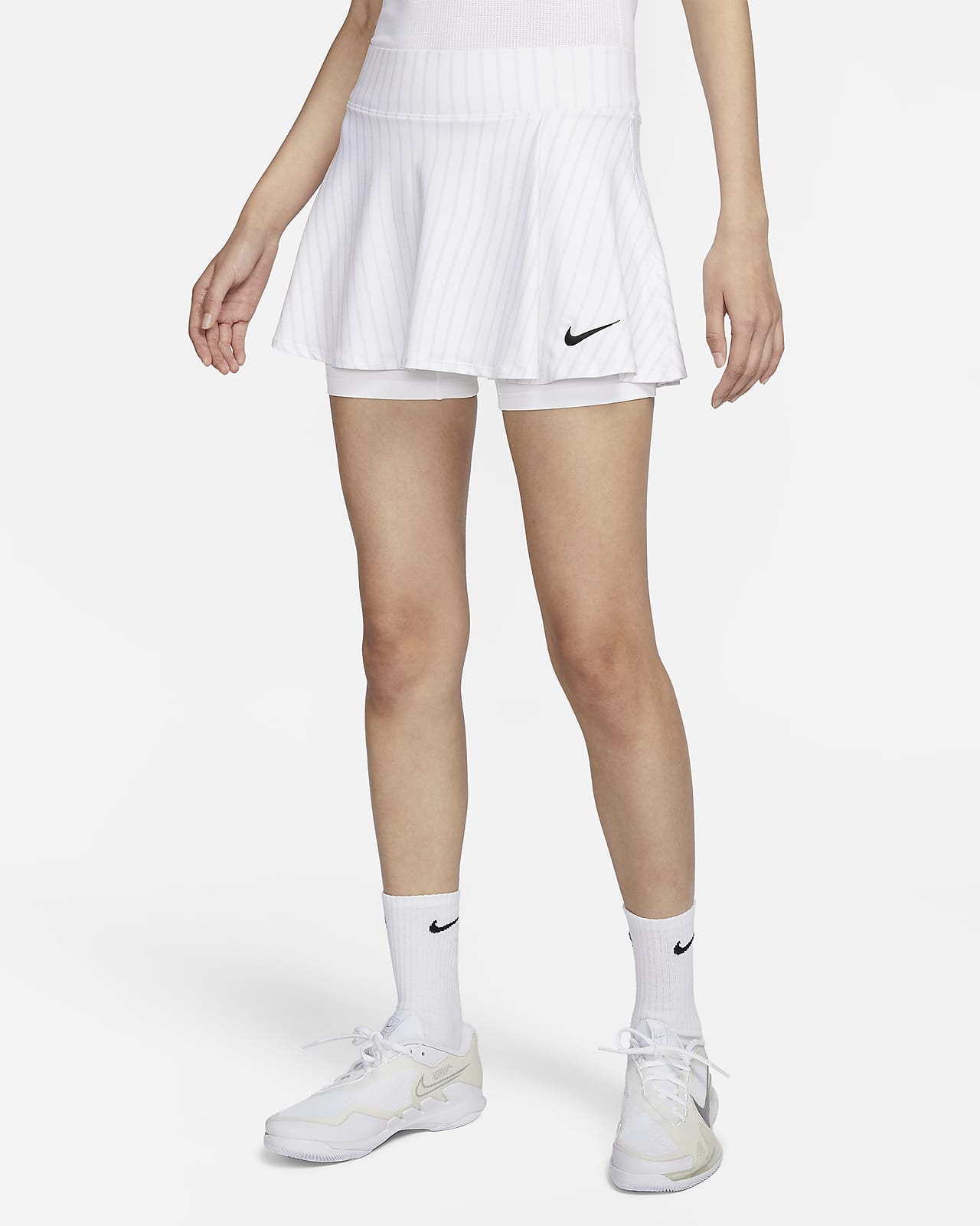 NikeCourt Victory Dri-FIT 女子速干印花复古网球半身裙
