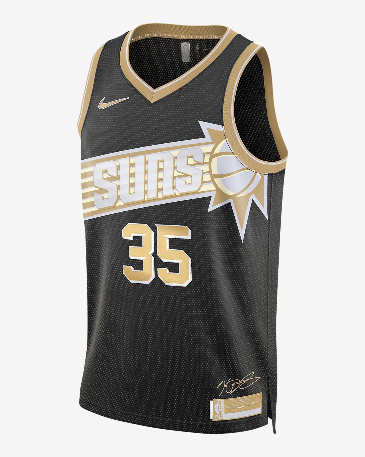 2024 赛季菲尼克斯太阳队 (Kevin Durant) Select Series Nike Dri-FIT NBA Jersey 男子速干球衣
