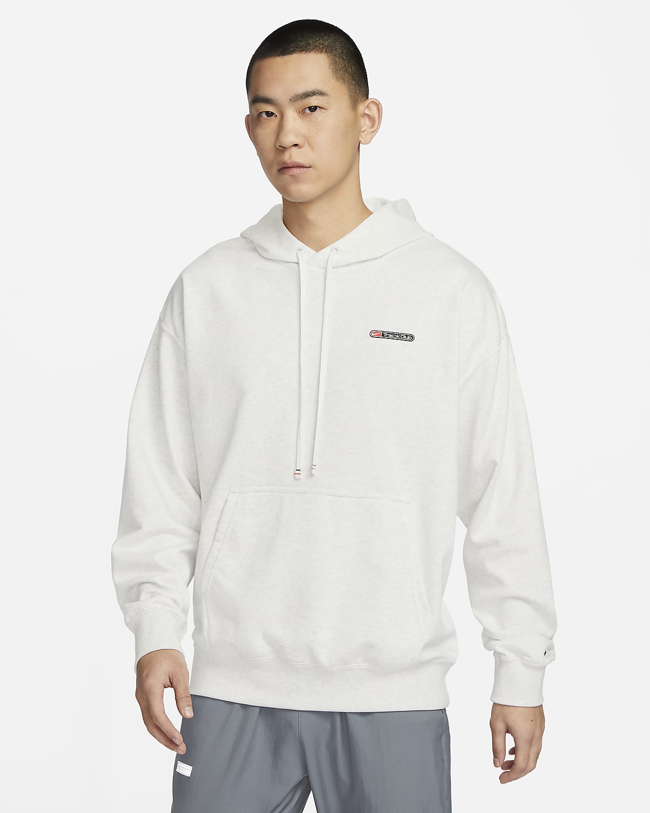 Nike Track Club Dri-FIT 男子速干针织跑步套头连帽衫