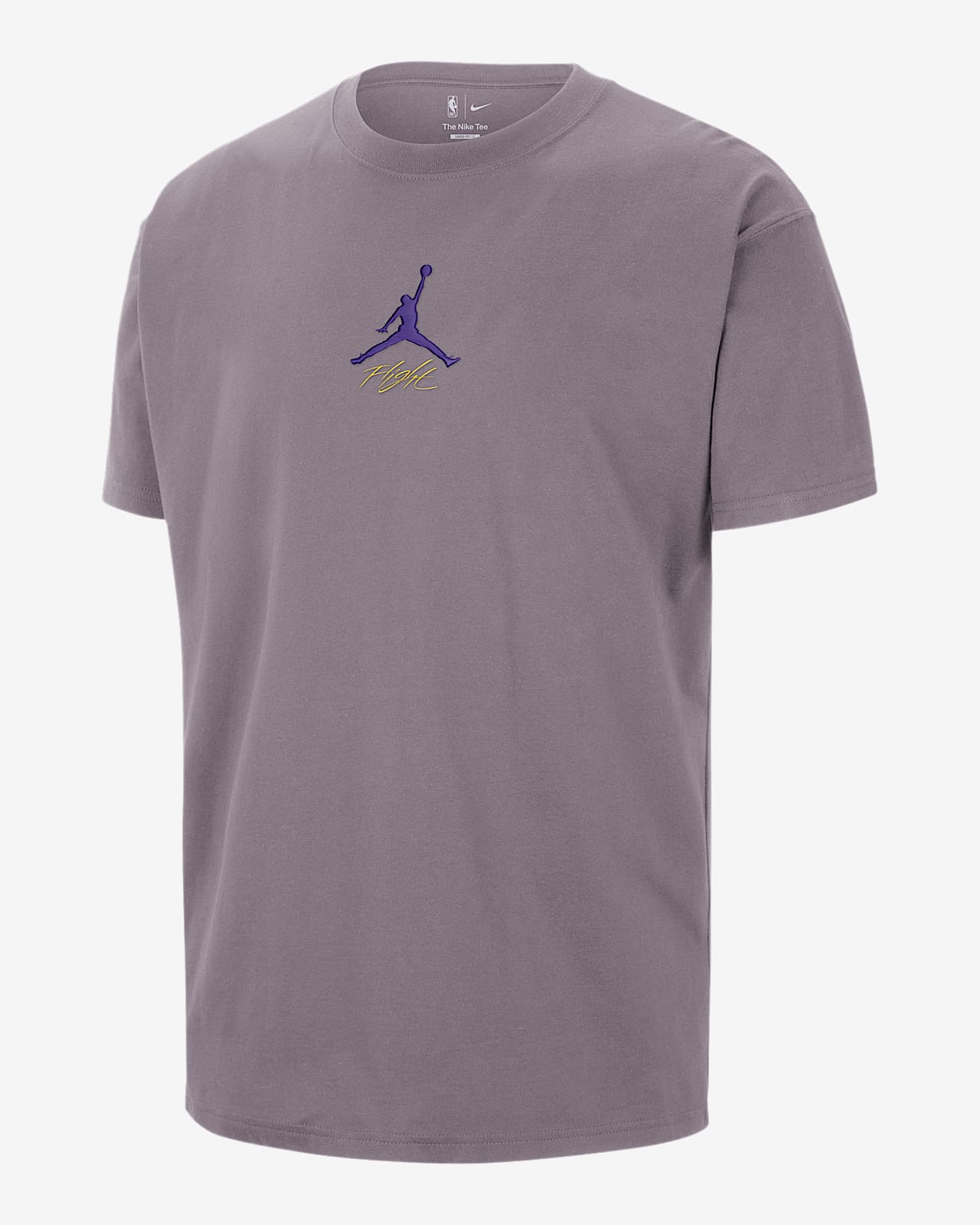 洛杉矶湖人队 Courtside Statement Edition Jordan NBA 男子T恤