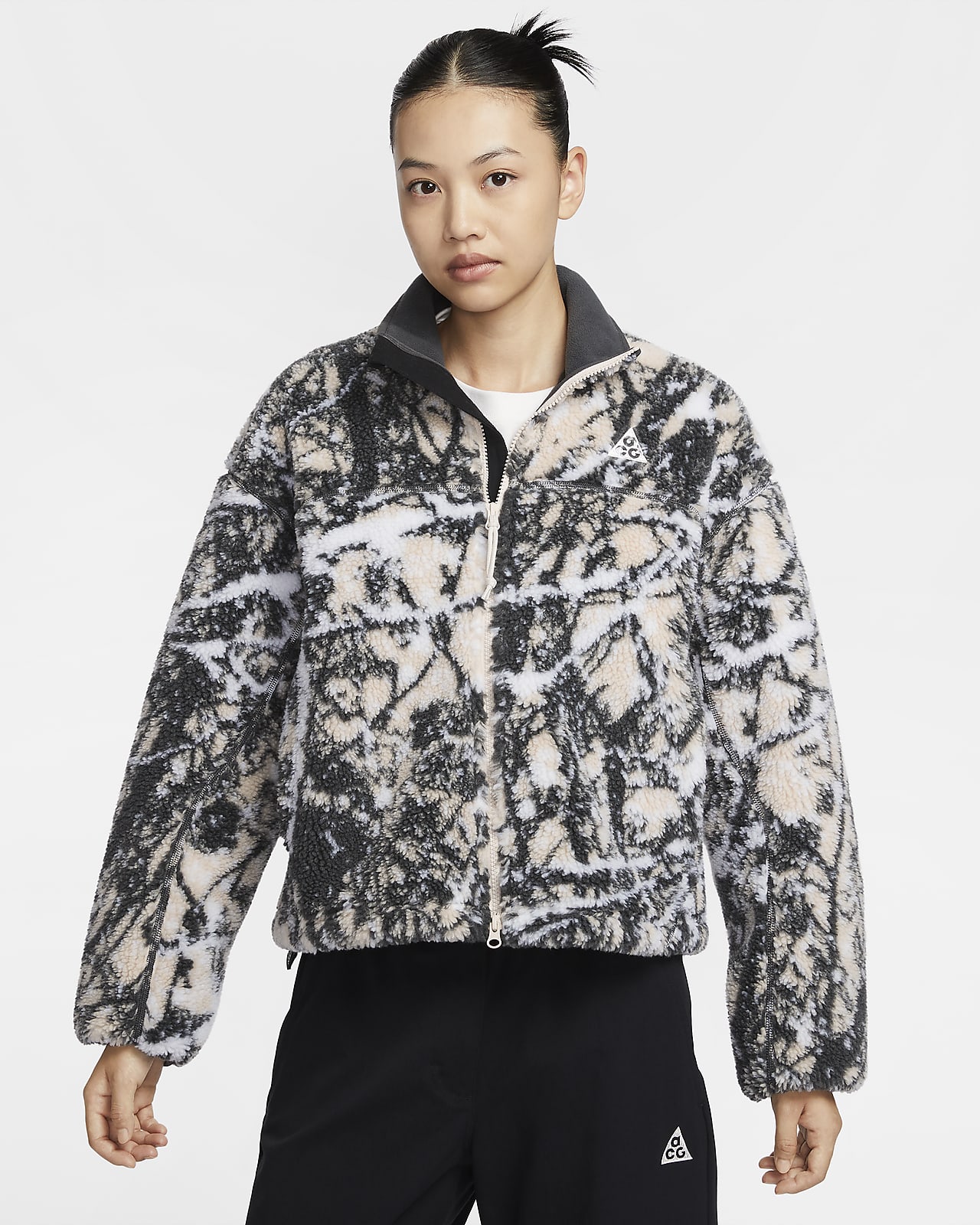 Nike ACG "Canwell Glacier" Therma-FIT ADV 女子全长拉链开襟仿羊羔绒夹克