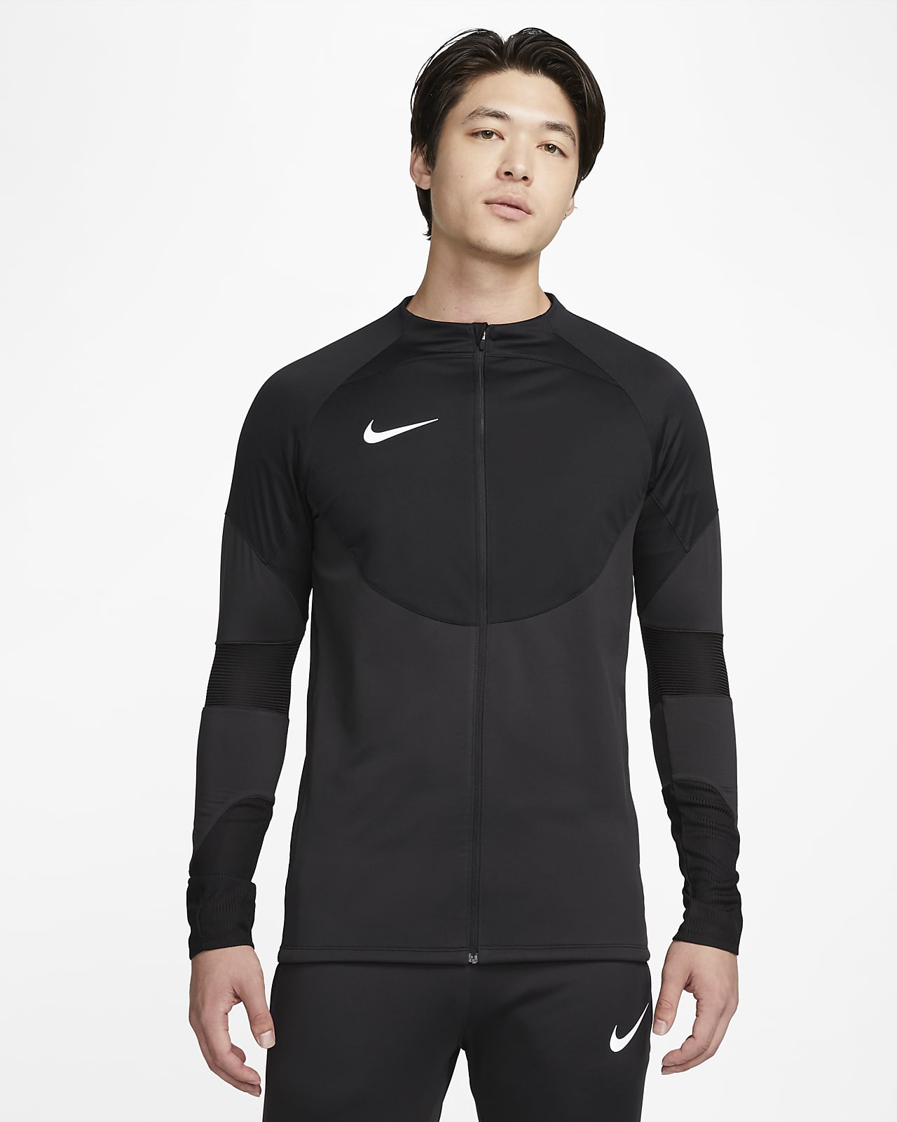 Nike Therma-FIT Strike Warrior 男子冬季款全长拉链开襟足球训练上衣