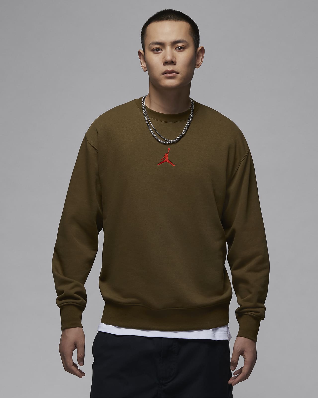 Jordan Brooklyn Fleece 男子圆领运动衫