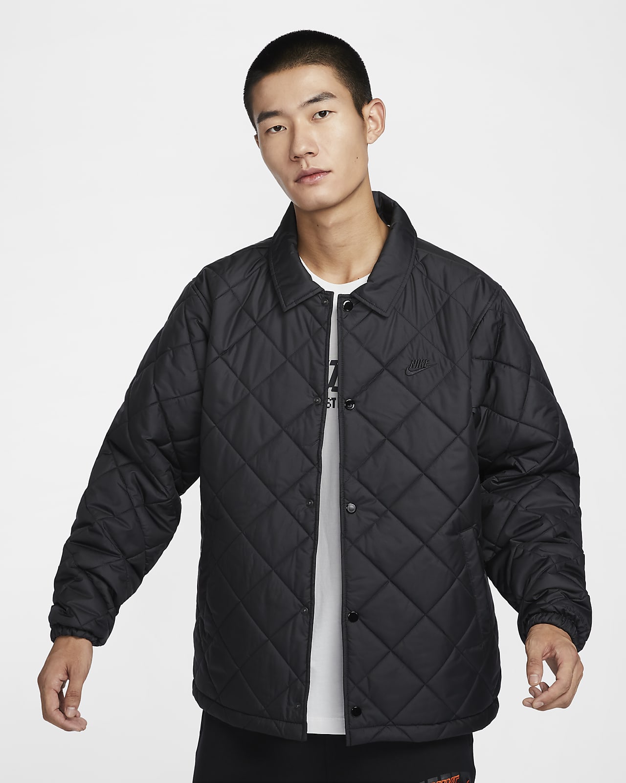 Nike Club Therma-FIT 男子拒水轻便型绗缝保暖棉服夹克