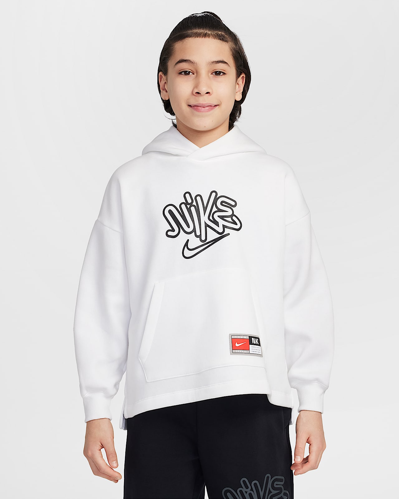 Nike Culture of Basketball 大童加绒篮球套头连帽衫