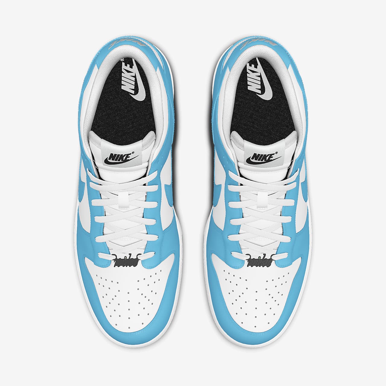 NIKE DUNK LOW by you unlocked UNC ナイキダンク - スニーカー