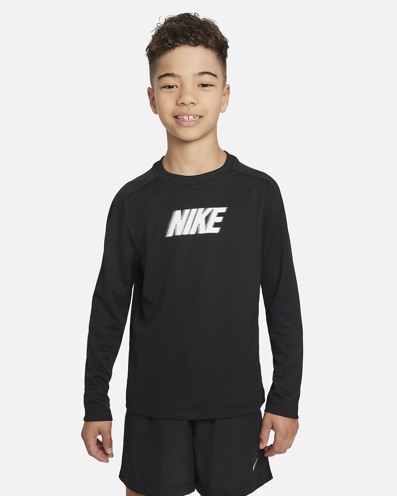 Nike Dri-FIT Multi+ 大童（男孩）速干长袖上衣