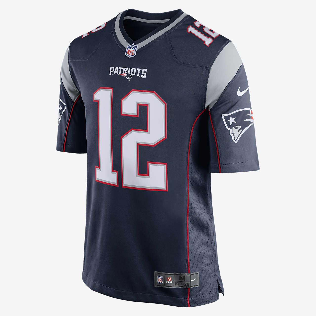 NFL 新英格兰爱国者 (Tom Brady) 男子橄榄球比赛服
