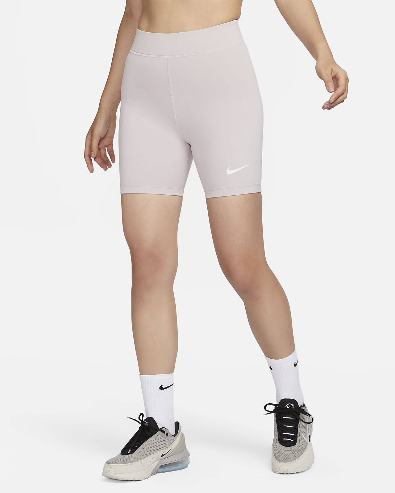 Nike Sportswear Classics 女子高腰骑行短裤舒适骑行裤