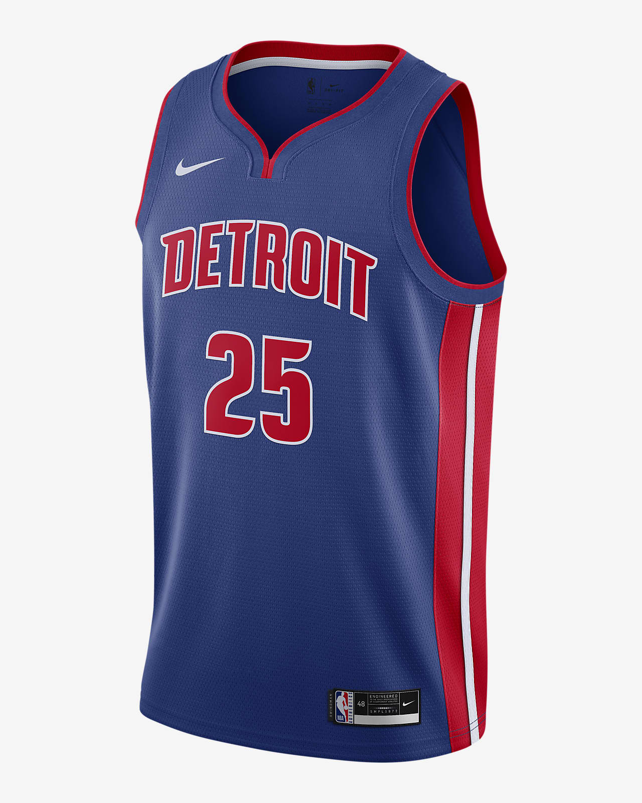 2020 赛季底特律活塞队 Icon Edition Nike NBA Swingman Jersey 男子球衣