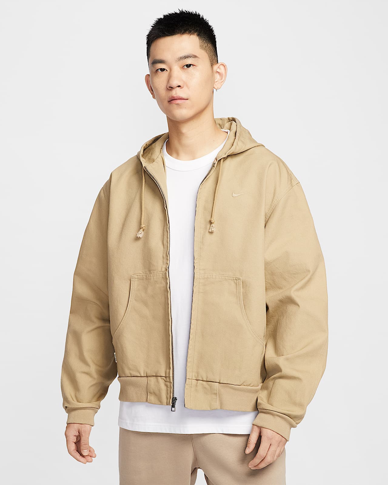 Nike Life 男子全长拉链开襟无衬里夹克