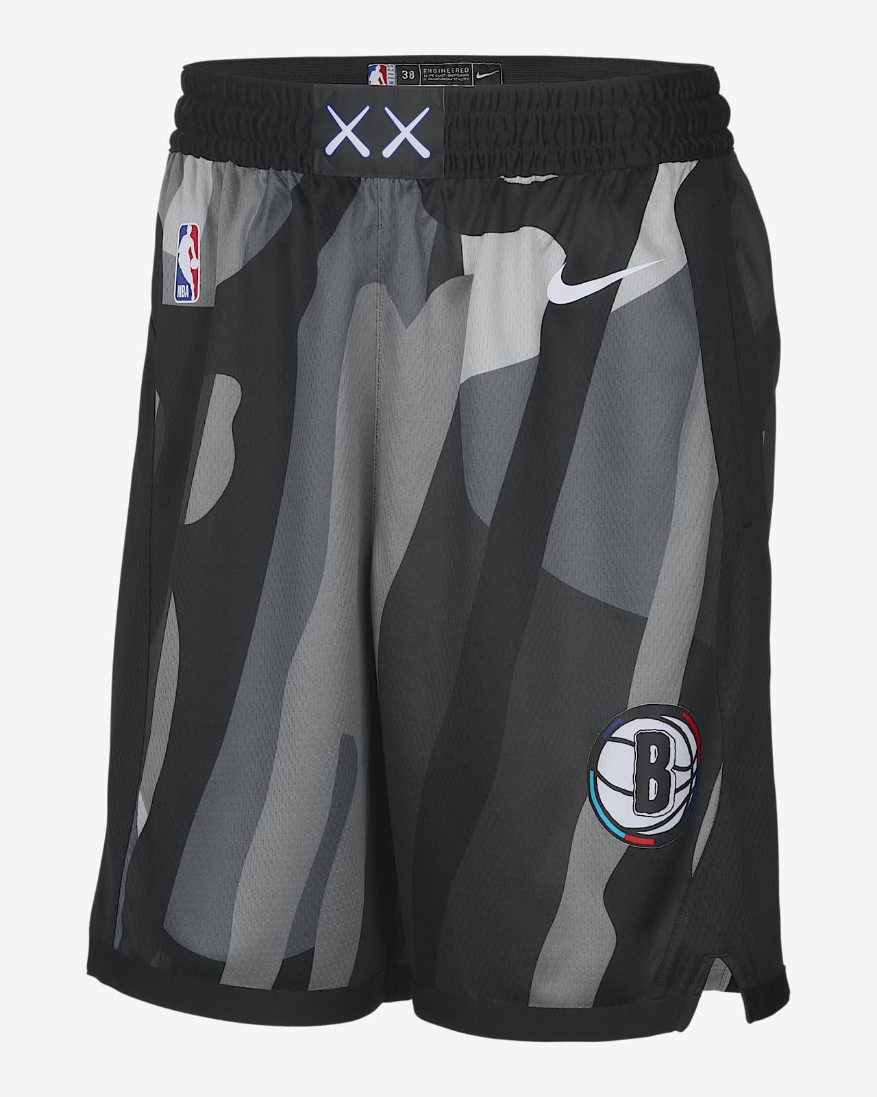 2024/25 赛季布鲁克林篮网队 City Edition Nike Dri-FIT NBA Swingman 男子速干短裤