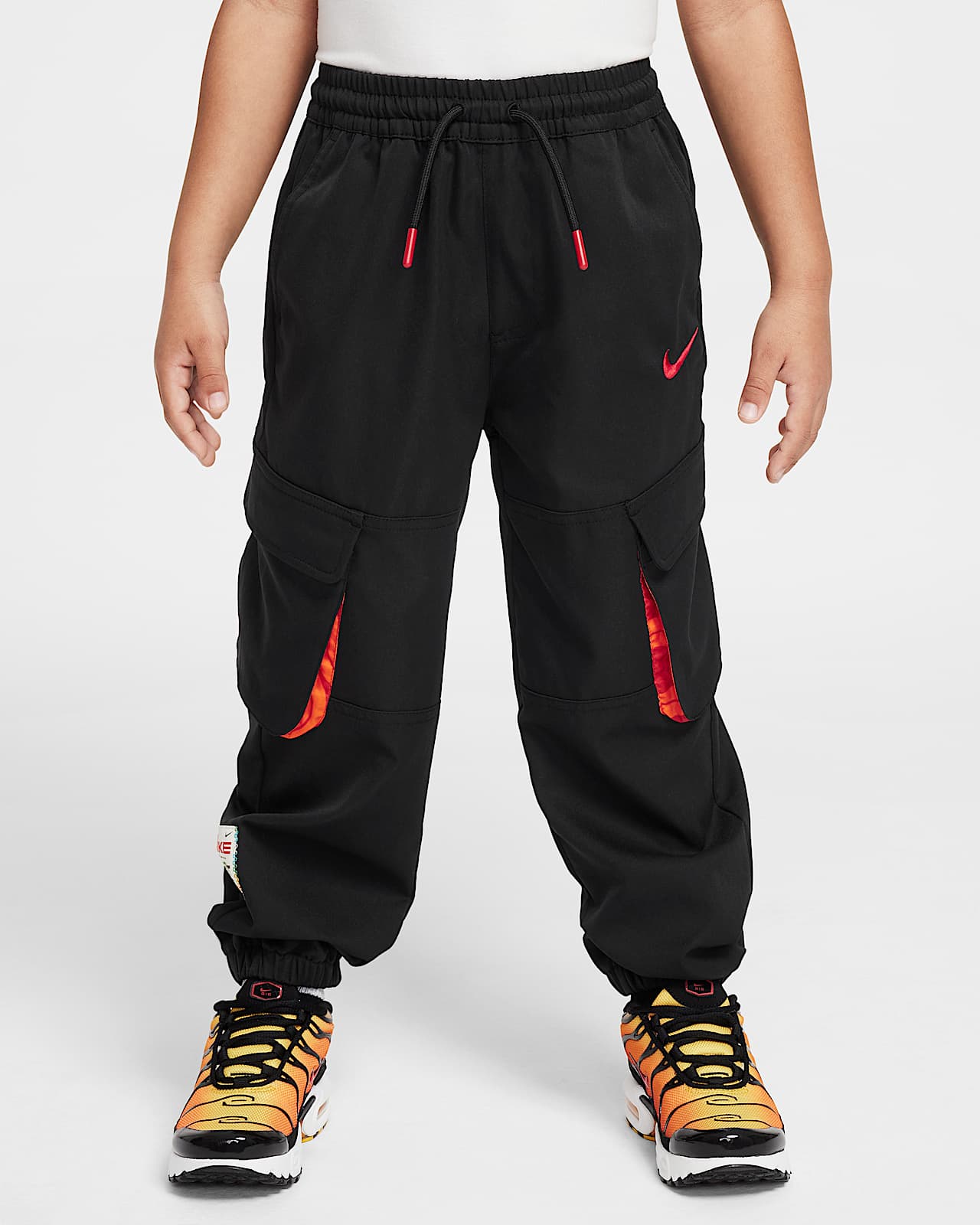 Nike Sportswear 耐克灵蛇迎新系列幼童梭织工装长裤