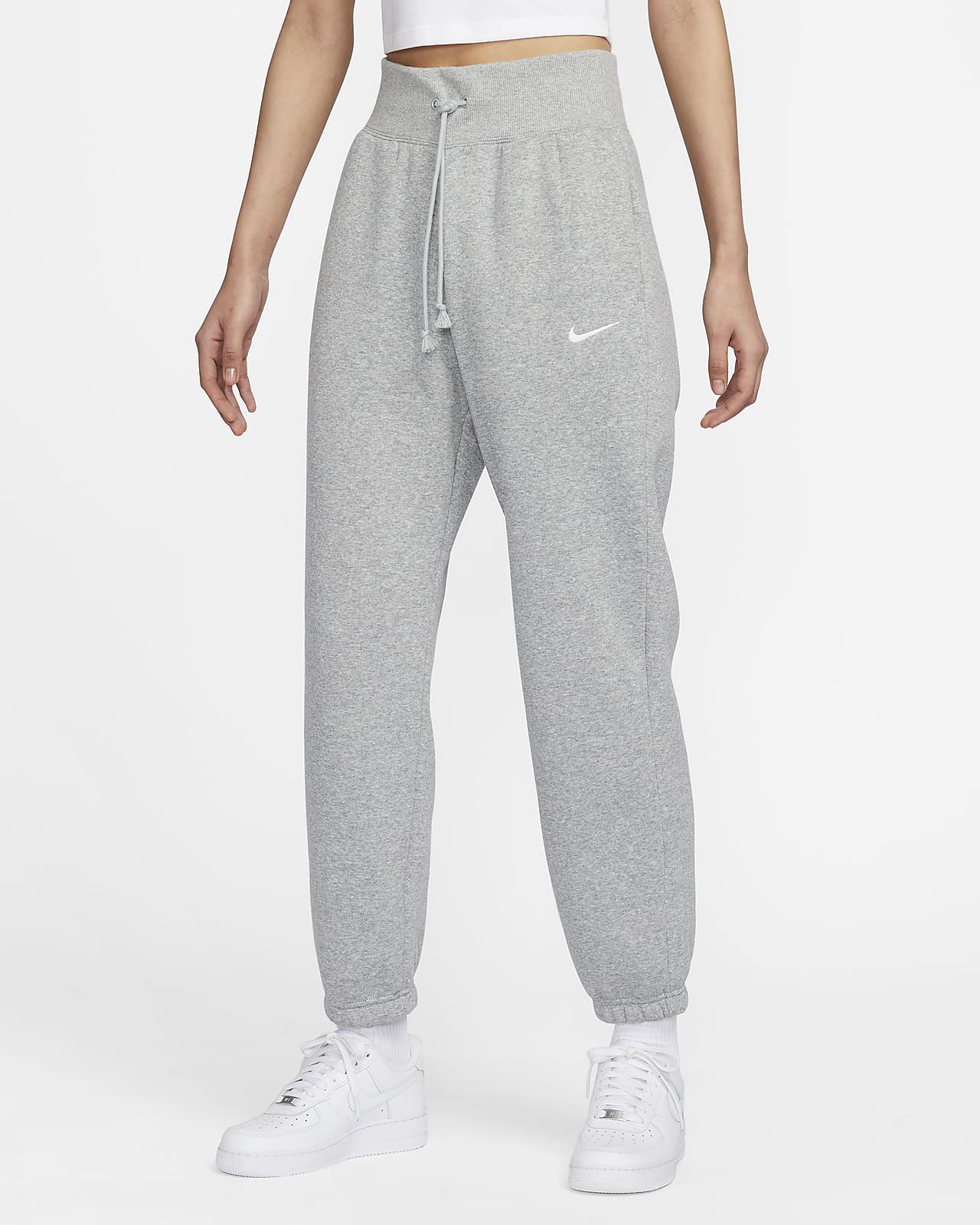 Nike Sportswear Phoenix Fleece 女子高腰 Oversize 风加绒运动裤