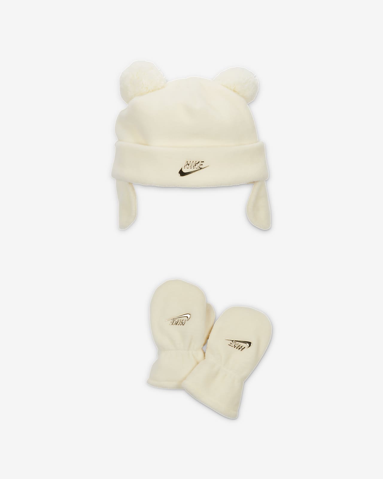 Nike 婴童摇粒绒运动帽和连指手套套装
