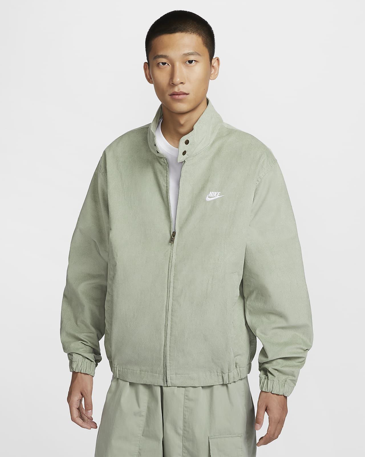 Nike Sportswear Club 巴恩风男子复古灯芯绒哈灵顿夹克