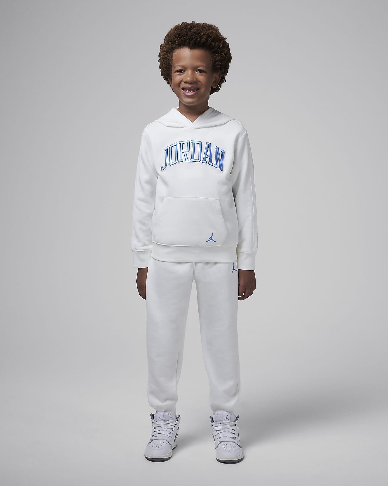 Jordan "See Me Shine" 幼童加绒套头连帽衫和长裤套装
