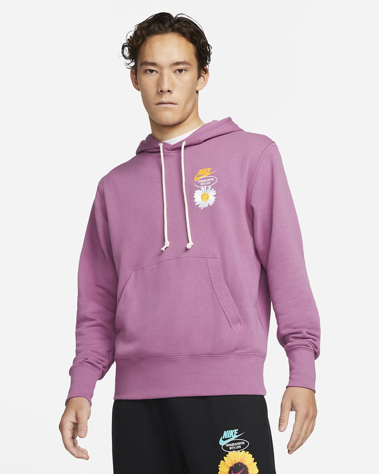 Nike Sportswear 男子法式毛圈套头连帽衫