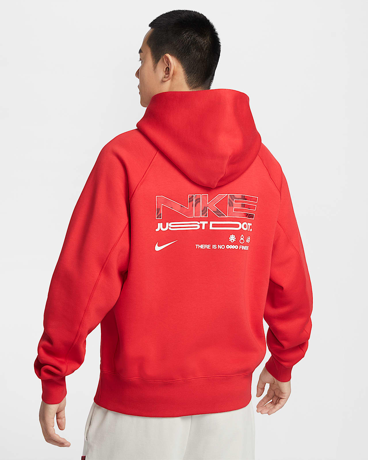Nike Sportswear CNY 耐克灵蛇迎新系列张家朗同款男子加绒连帽衫
