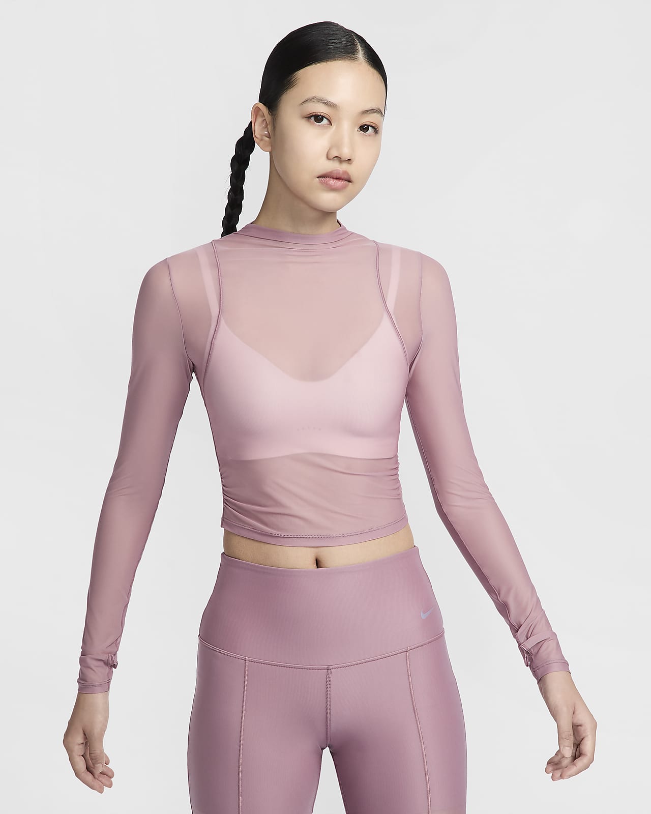Nike Zenvy Dri-FIT 女子速干长袖轻薄上衣