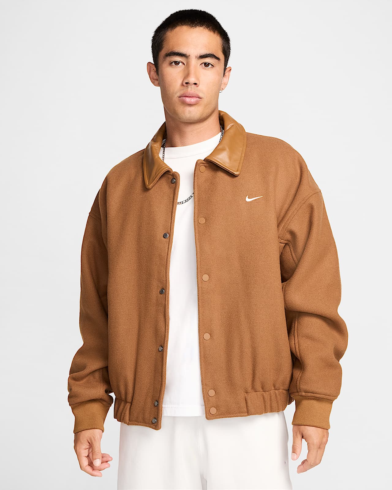 Nike Solo Swoosh 运动巴恩风男子运动棉服夹克