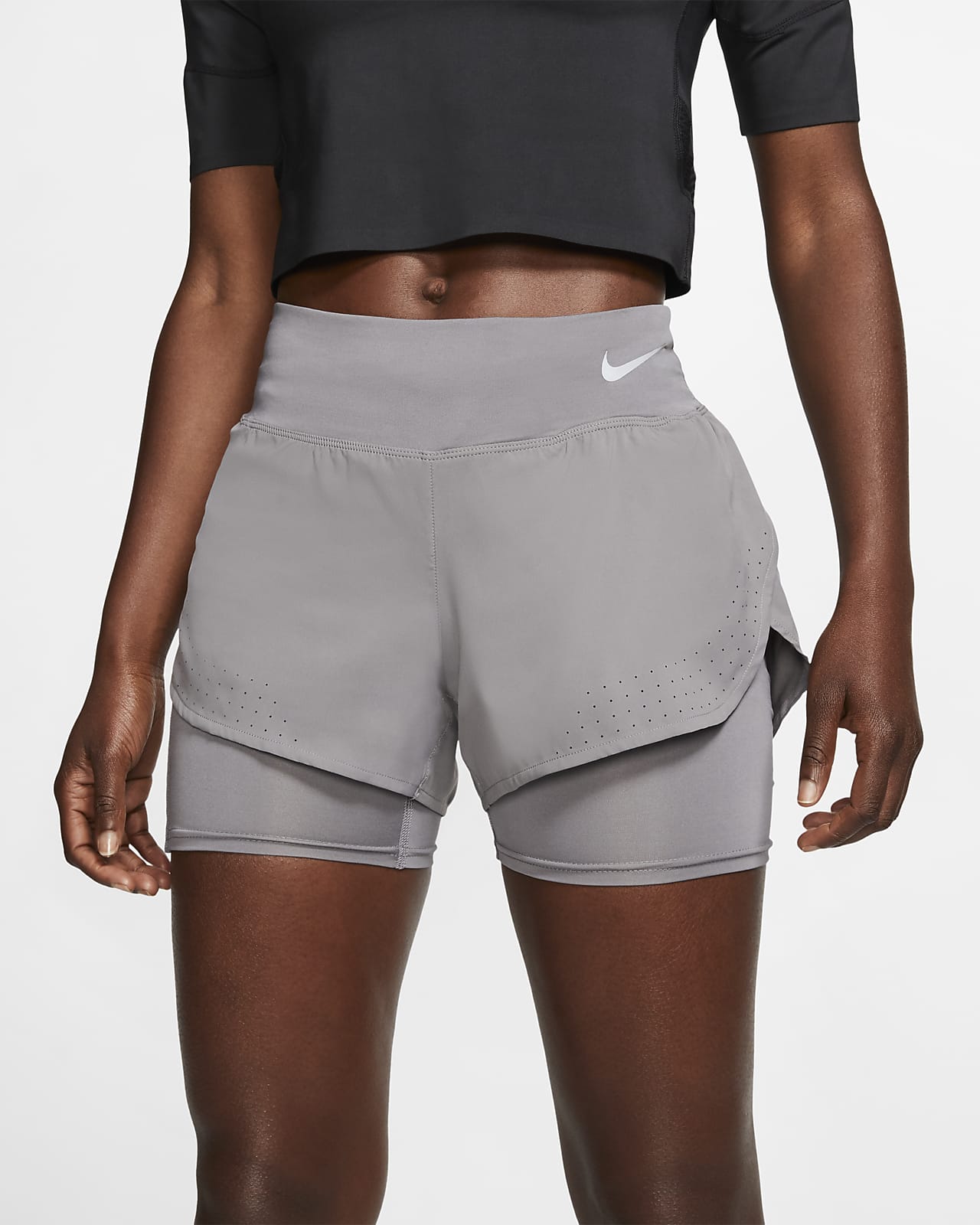 Nike 2-in-1 女子跑步短裤